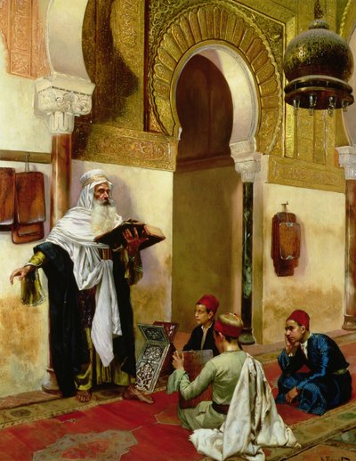 The Lesson by Rudolphe Ernst